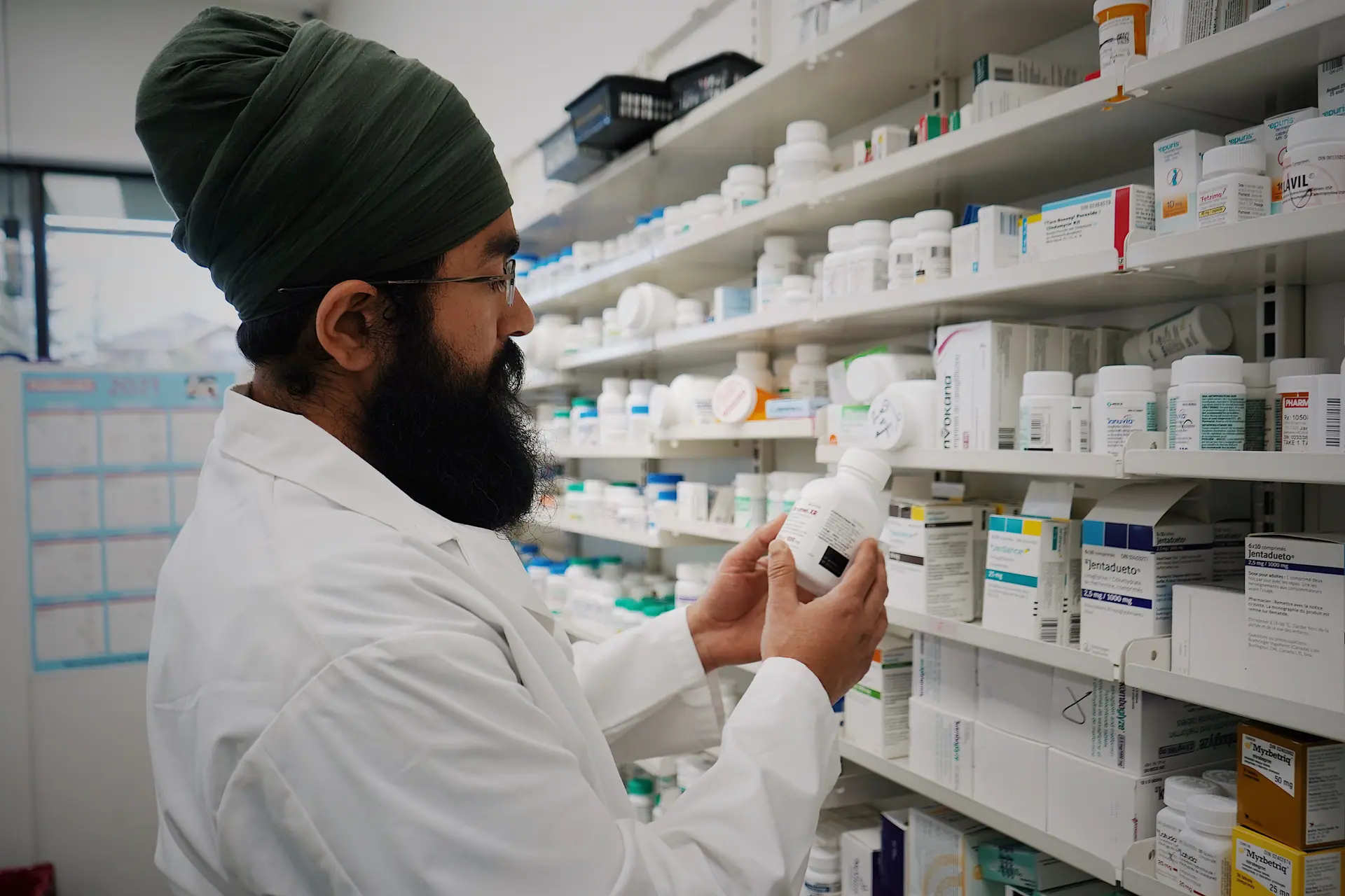 Commercial pharmacies interior